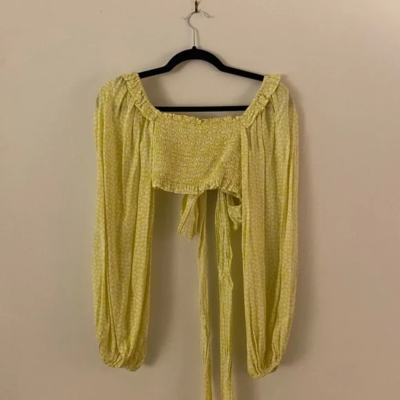 Wrap crop top - Picture 3 of 6